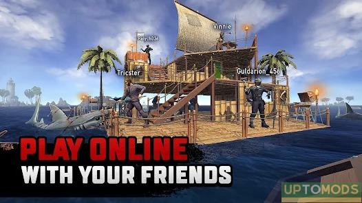 download raft survival multiplayer mod apk