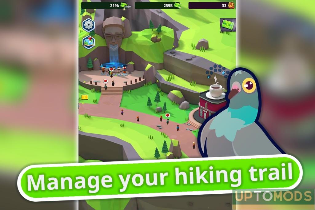idle hiking manager apk download