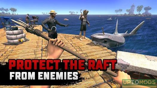 raft survival multiplayer mod apk unlimited money