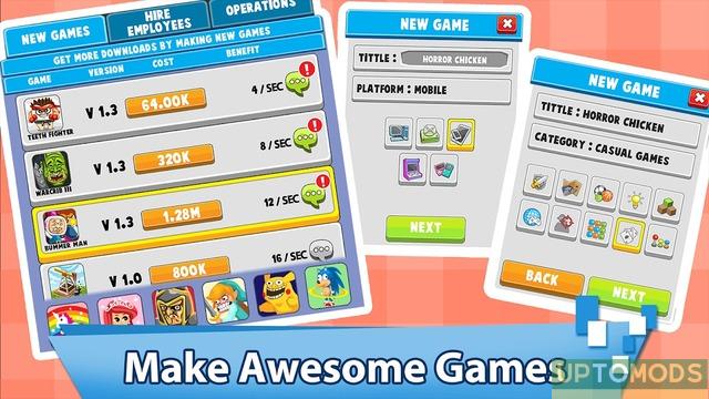 video game tycoon idle clicker mod apk download