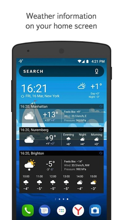 Yandex.Weather Free Android Apk