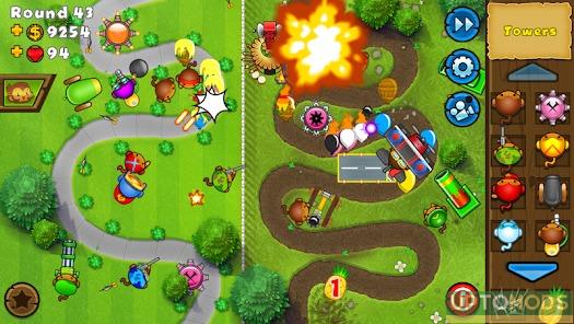 bloons td 5 mod apk for android