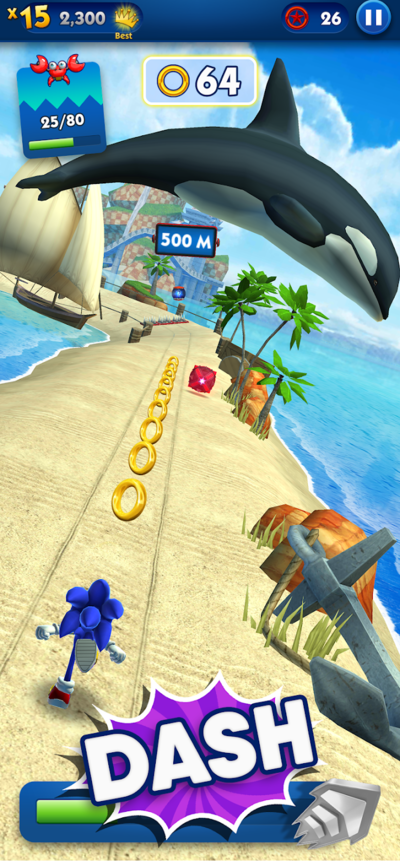 sonic dash mod apk unlimited red rings