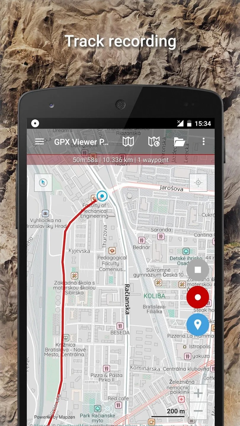 GPX Viewer PRO free Android