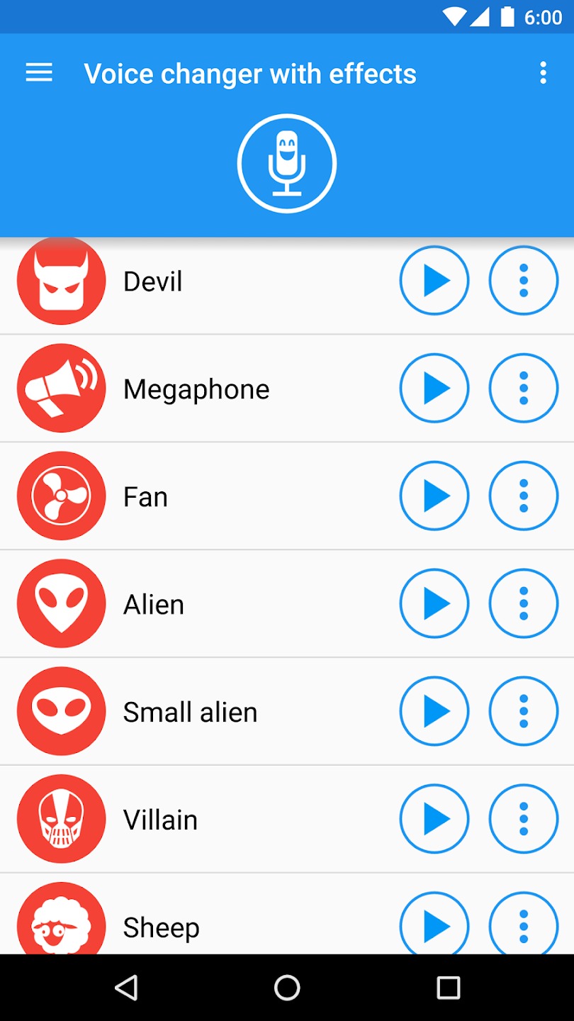 Voice Changer With Effects free Apk Mod