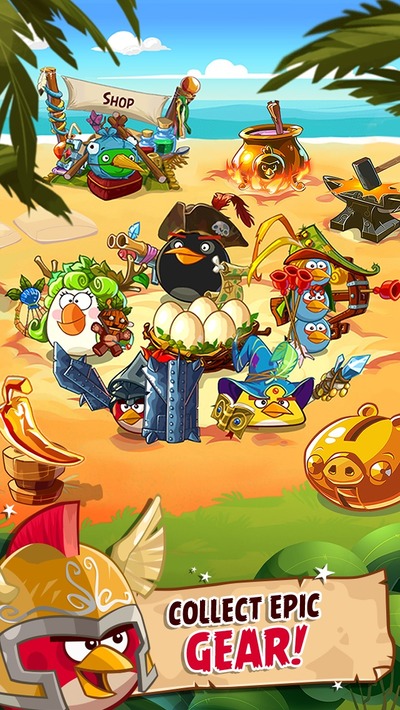 angry birds epic mod apk android