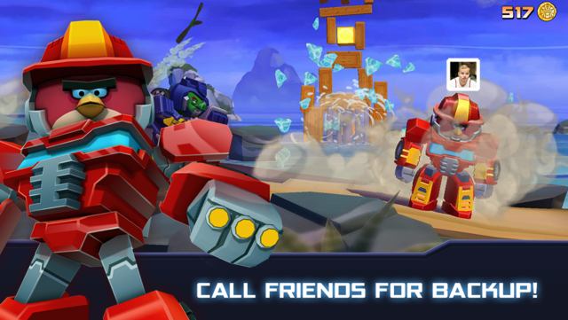 angry birds transformers mod apk free shopping