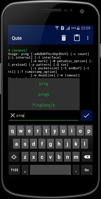 Qute- Terminal Emulator free android
