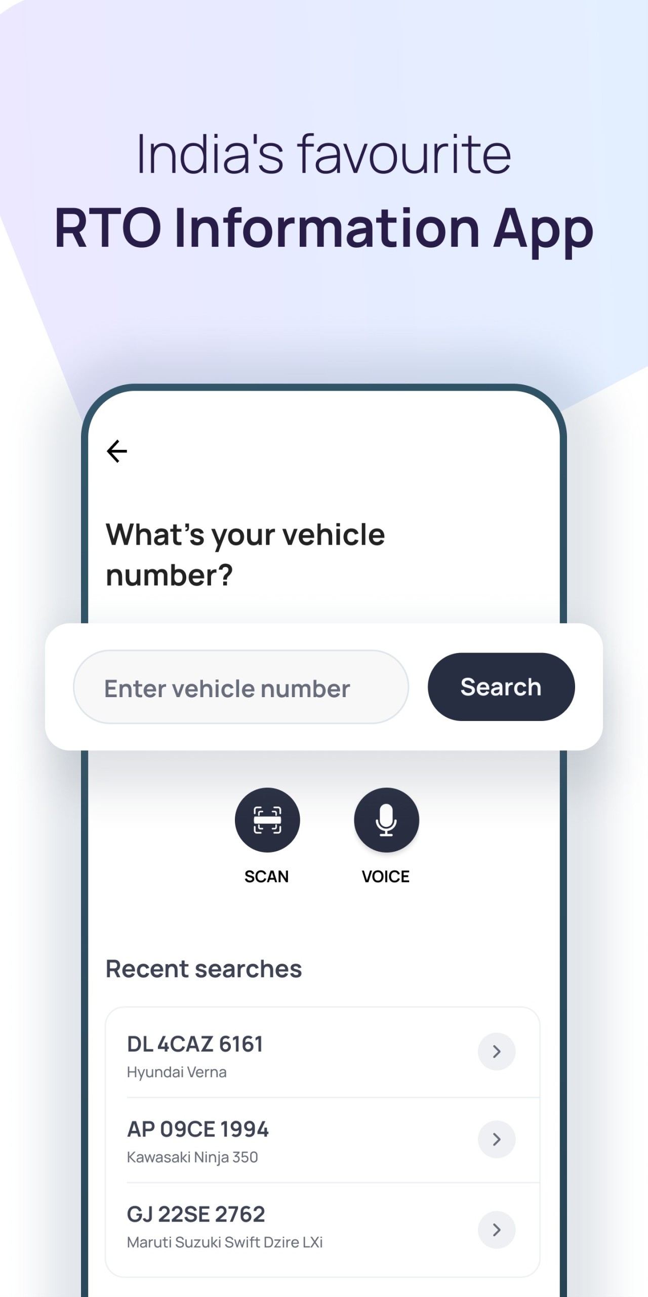 RTO Vehicle Information Mod